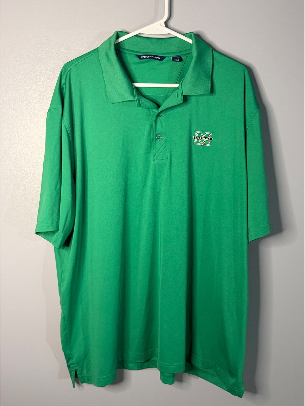 Cutter & Buck Men's Green Marshall Polo Shirt XXL